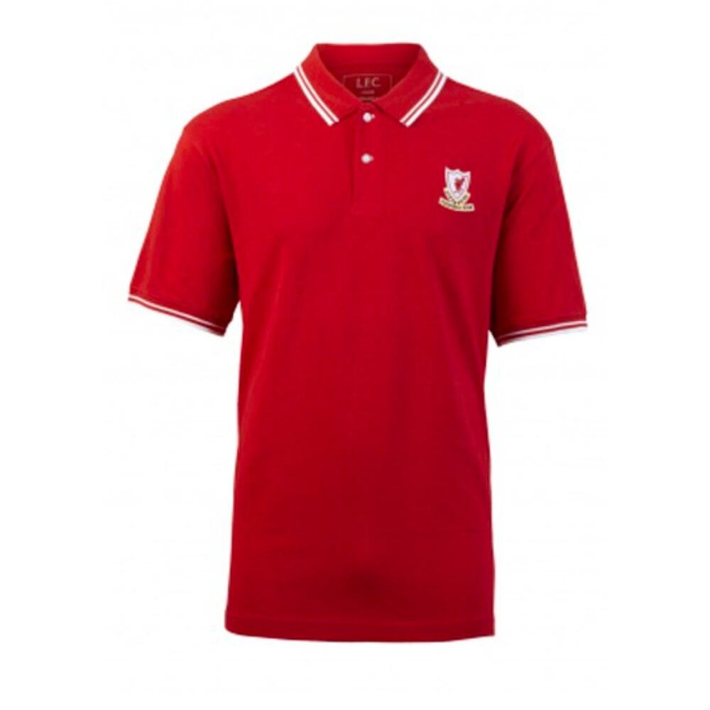 Liverpool Football Club Mens Conninsby Polo Shirt Official Merchandise Red XXL